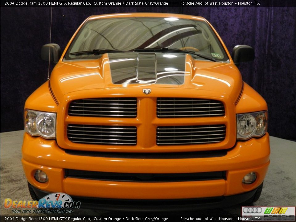 2004 Dodge Ram 1500 HEMI GTX Regular Cab Custom Orange / Dark Slate Gray/Orange Photo #11