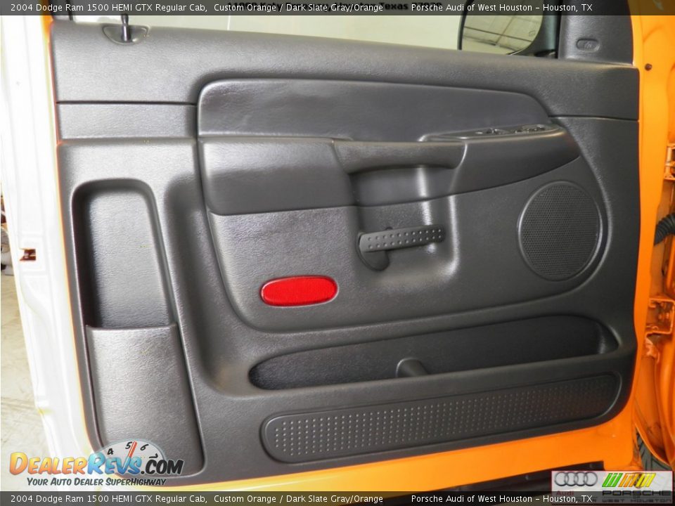 2004 Dodge Ram 1500 HEMI GTX Regular Cab Custom Orange / Dark Slate Gray/Orange Photo #19