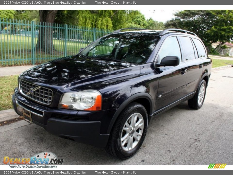 2005 Volvo XC90 V8 AWD Magic Blue Metallic / Graphite Photo #1