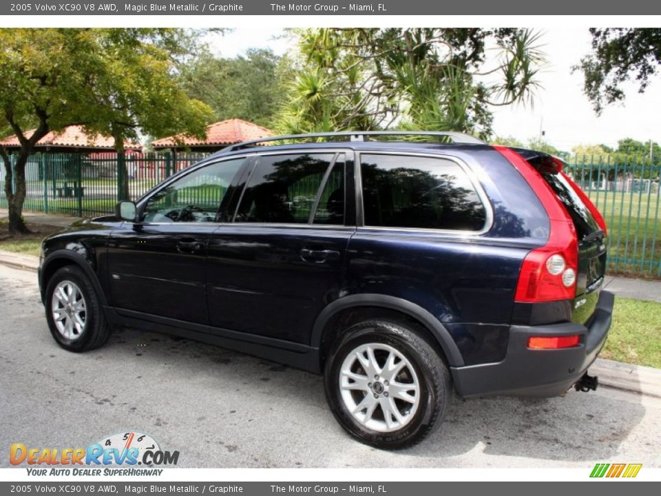 2005 Volvo XC90 V8 AWD Magic Blue Metallic / Graphite Photo #5