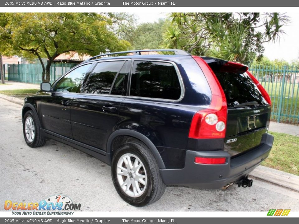 2005 Volvo XC90 V8 AWD Magic Blue Metallic / Graphite Photo #6