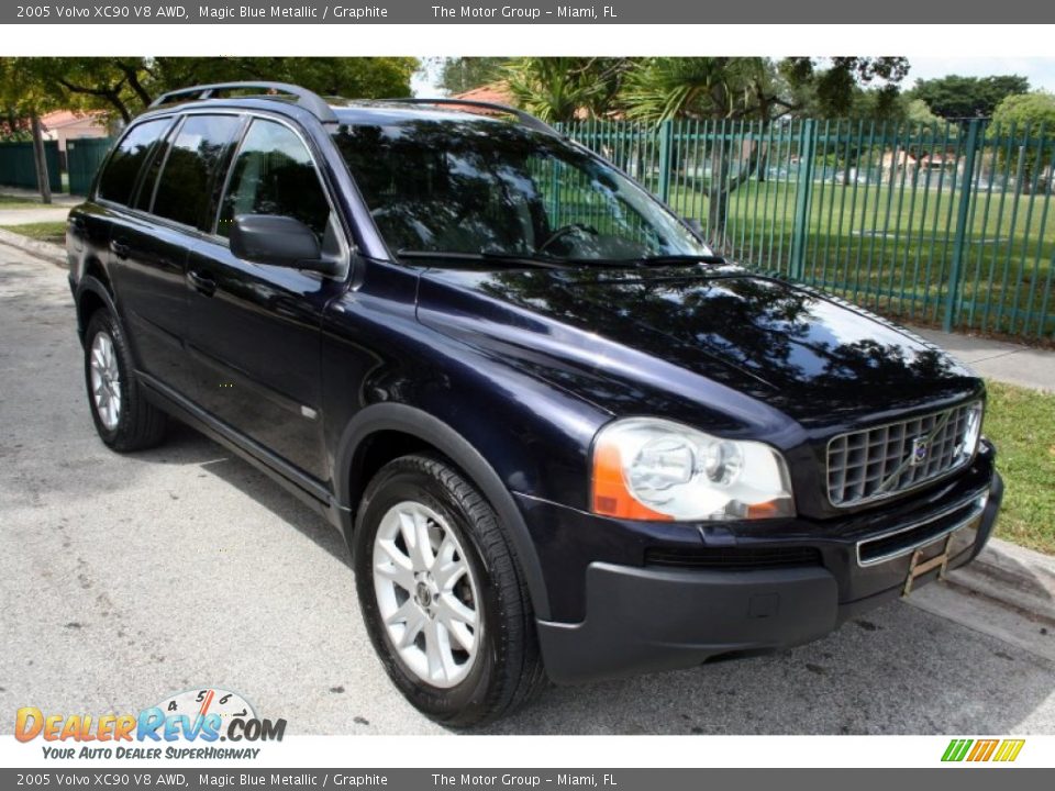 2005 Volvo XC90 V8 AWD Magic Blue Metallic / Graphite Photo #14