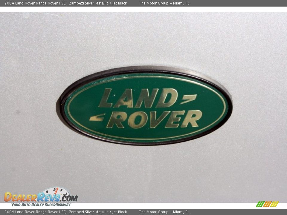 2004 Land Rover Range Rover HSE Zambezi Silver Metallic / Jet Black Photo #14