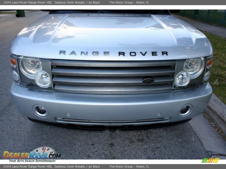 2004 Land Rover Range Rover HSE Zambezi Silver Metallic / Jet Black Photo #15