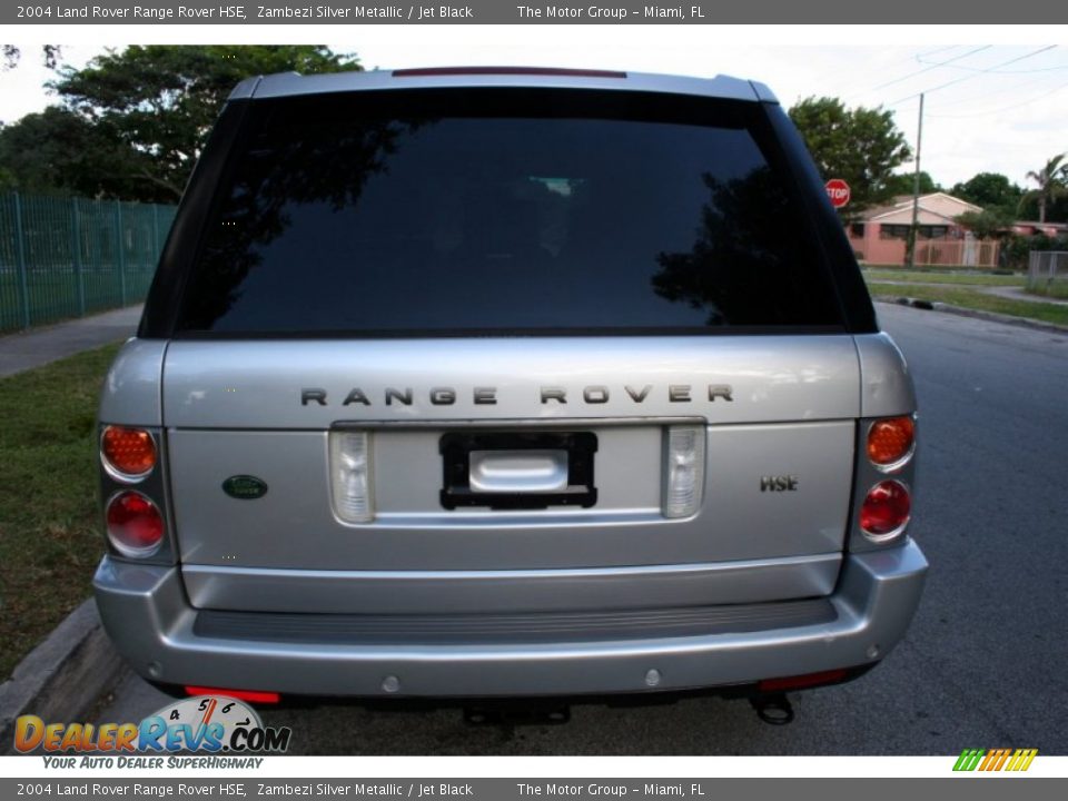 2004 Land Rover Range Rover HSE Zambezi Silver Metallic / Jet Black Photo #16