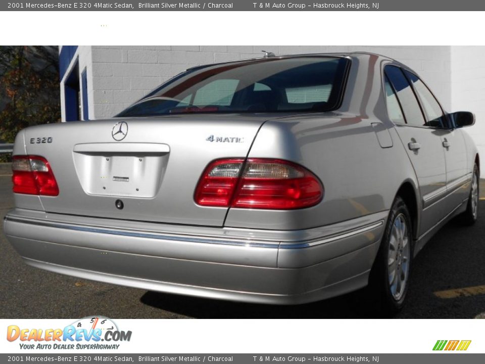 2001 Mercedes-Benz E 320 4Matic Sedan Brilliant Silver Metallic / Charcoal Photo #4