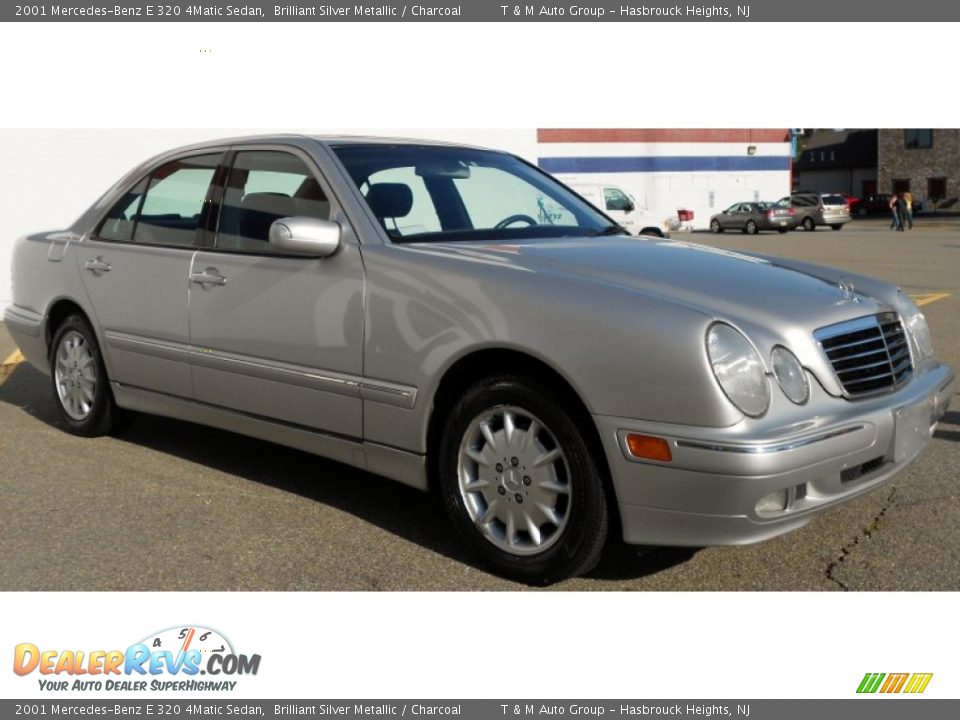 2001 Mercedes-Benz E 320 4Matic Sedan Brilliant Silver Metallic / Charcoal Photo #9