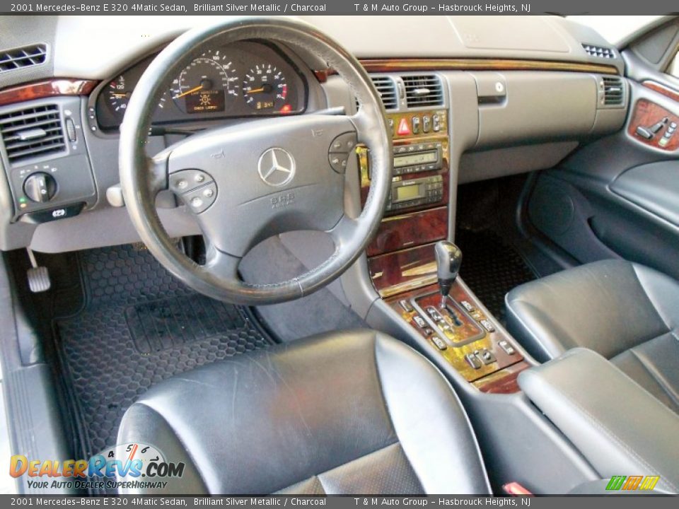 Charcoal Interior - 2001 Mercedes-Benz E 320 4Matic Sedan Photo #11