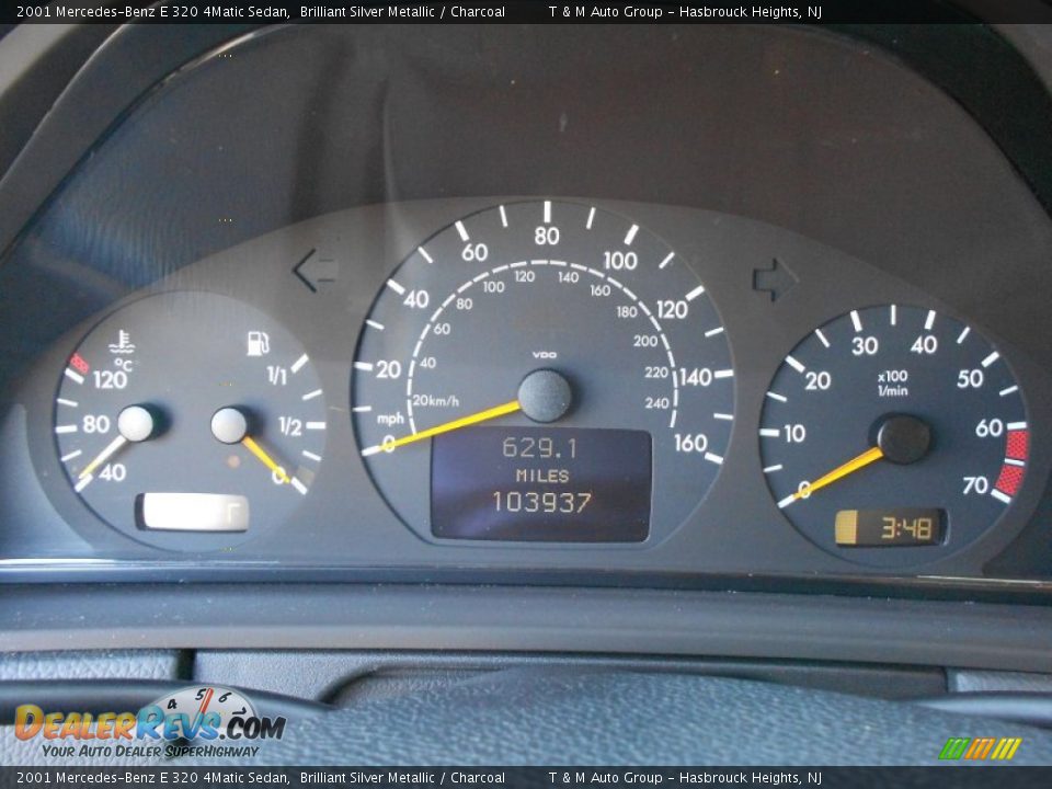 2001 Mercedes-Benz E 320 4Matic Sedan Gauges Photo #14