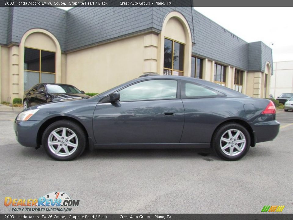 2003 Honda Accord EX V6 Coupe Graphite Pearl / Black Photo #1