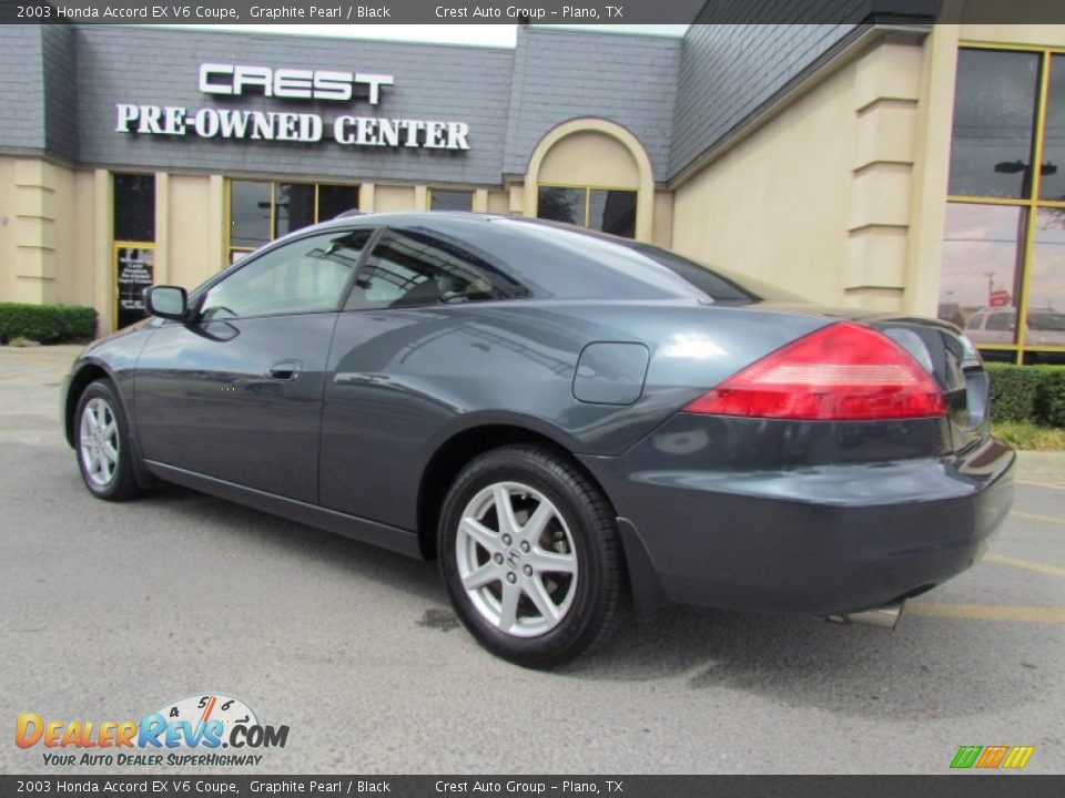 2003 Honda Accord EX V6 Coupe Graphite Pearl / Black Photo #2