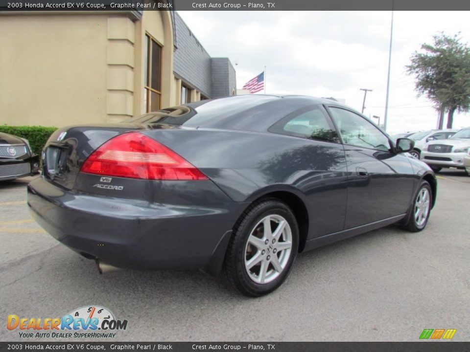 2003 Honda Accord EX V6 Coupe Graphite Pearl / Black Photo #3