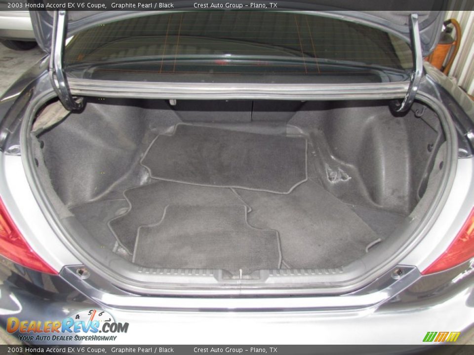 2003 Honda Accord EX V6 Coupe Graphite Pearl / Black Photo #20
