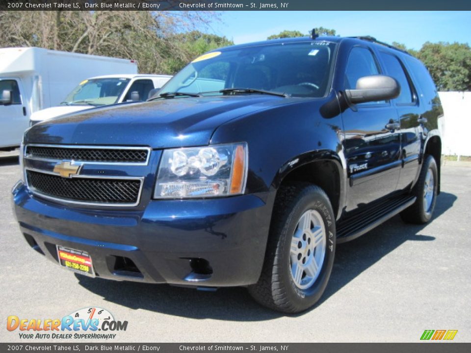 2007 Chevrolet Tahoe LS Dark Blue Metallic / Ebony Photo #1