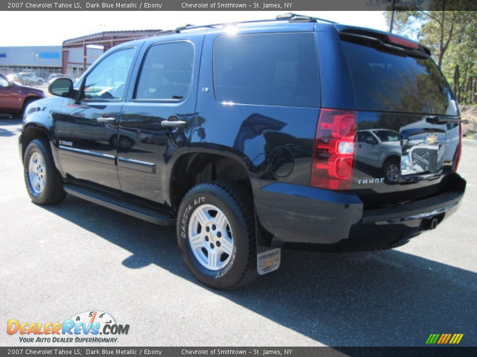 2007 Chevrolet Tahoe LS Dark Blue Metallic / Ebony Photo #2