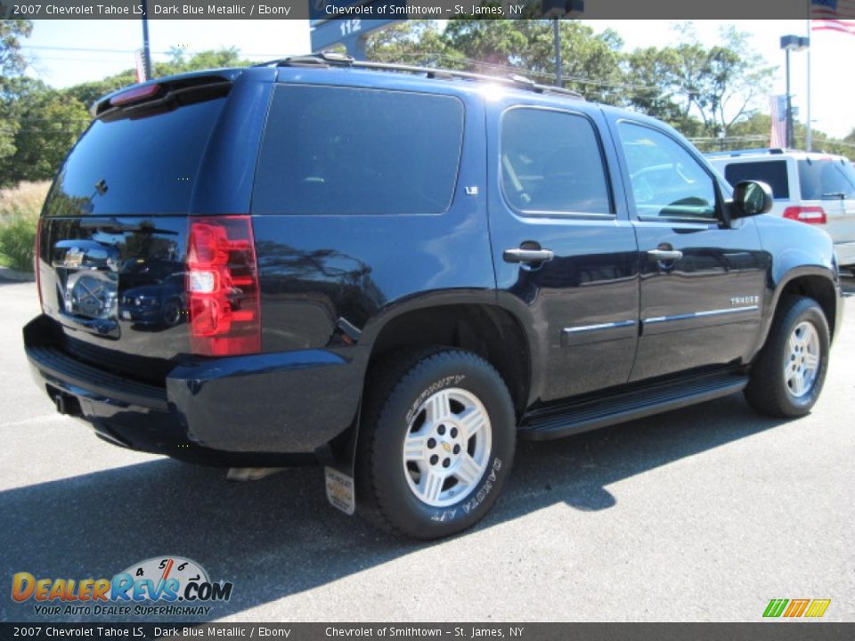 2007 Chevrolet Tahoe LS Dark Blue Metallic / Ebony Photo #3