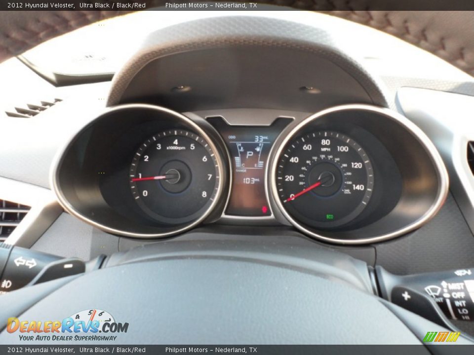 2012 Hyundai Veloster  Gauges Photo #30