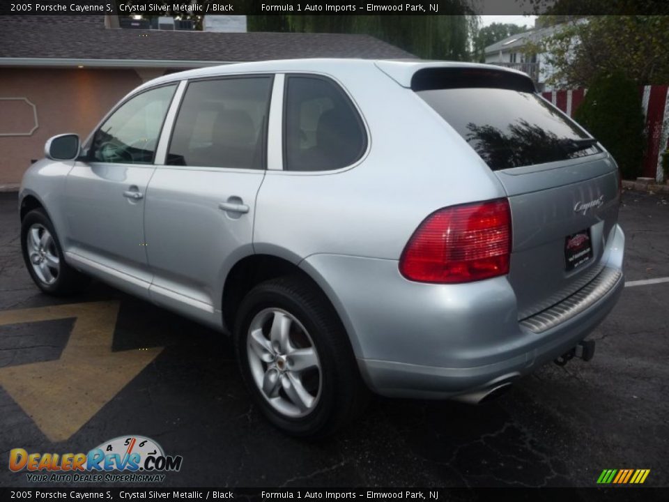 2005 Porsche Cayenne S Crystal Silver Metallic / Black Photo #3