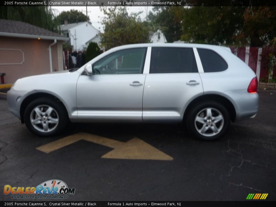 2005 Porsche Cayenne S Crystal Silver Metallic / Black Photo #4