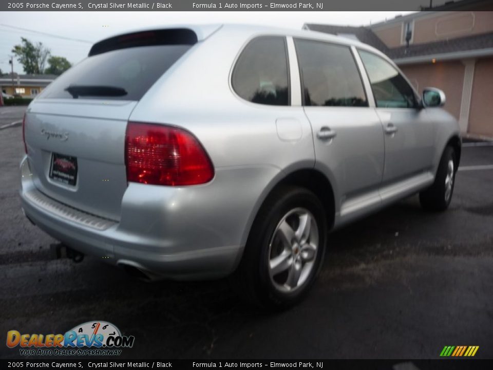 2005 Porsche Cayenne S Crystal Silver Metallic / Black Photo #6