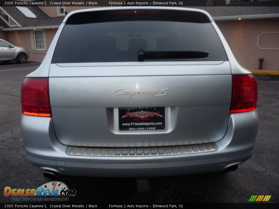 2005 Porsche Cayenne S Crystal Silver Metallic / Black Photo #7