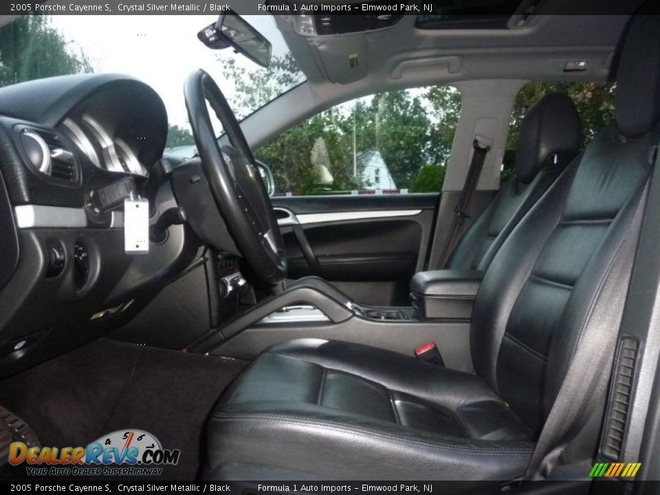 Black Interior - 2005 Porsche Cayenne S Photo #10