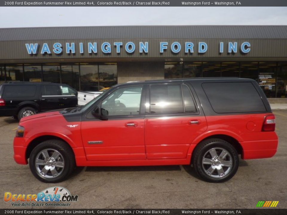 2008 Ford Expedition Funkmaster Flex Limited 4x4 Colorado Red/Black / Charcoal Black/Red Photo #1