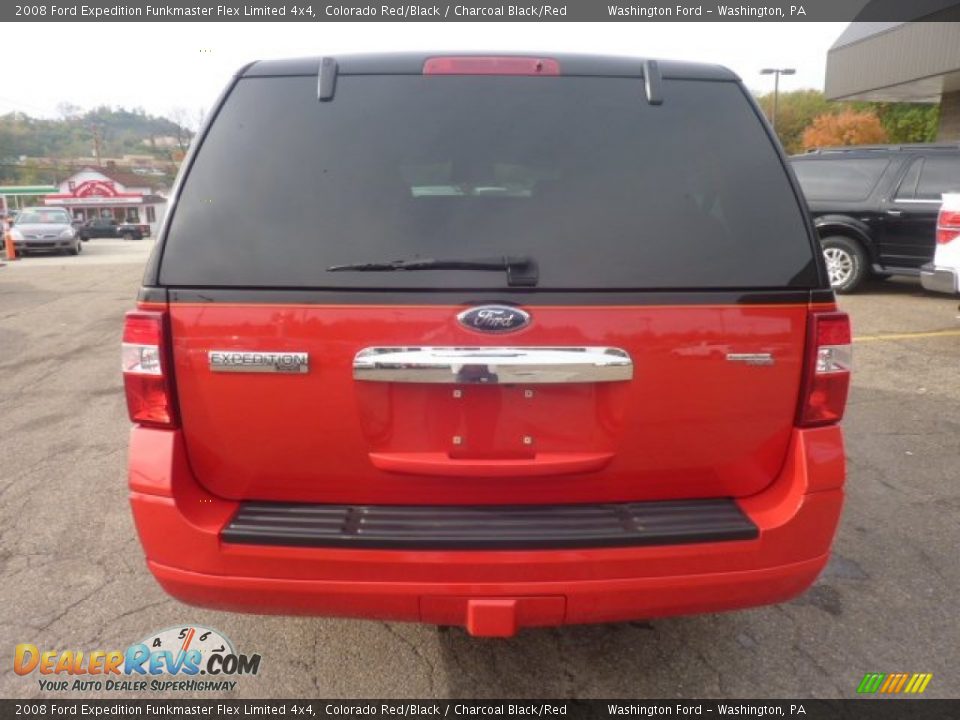 2008 Ford Expedition Funkmaster Flex Limited 4x4 Colorado Red/Black / Charcoal Black/Red Photo #3