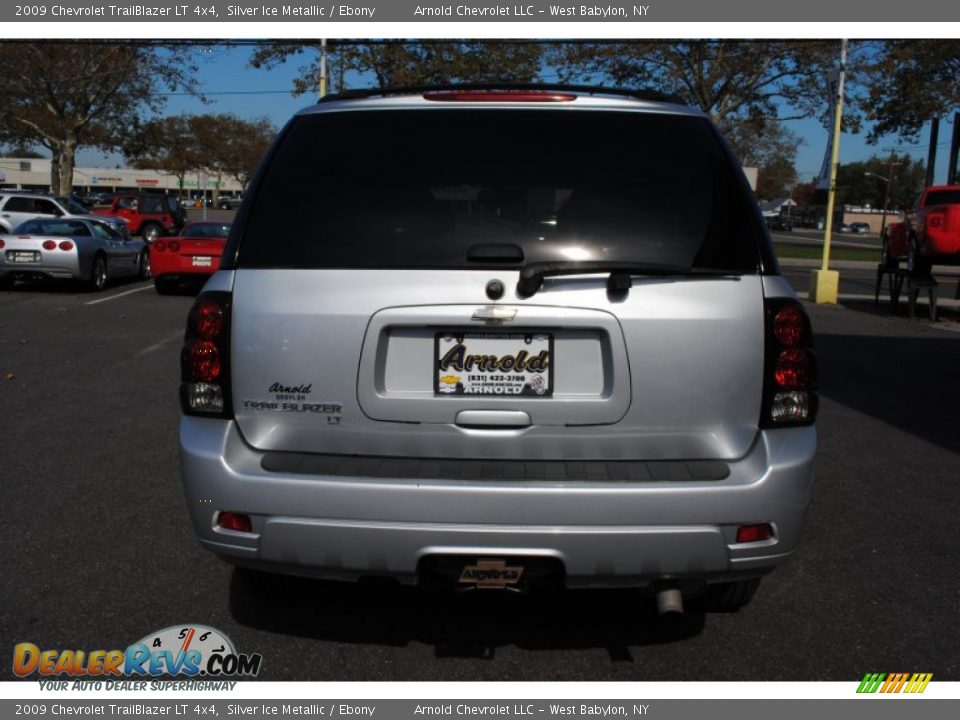 2009 Chevrolet TrailBlazer LT 4x4 Silver Ice Metallic / Ebony Photo #5