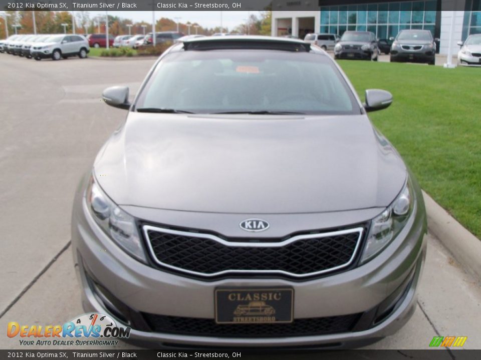 2012 Kia Optima SX Titanium Silver / Black Photo #2