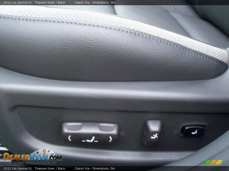 2012 Kia Optima SX Titanium Silver / Black Photo #8