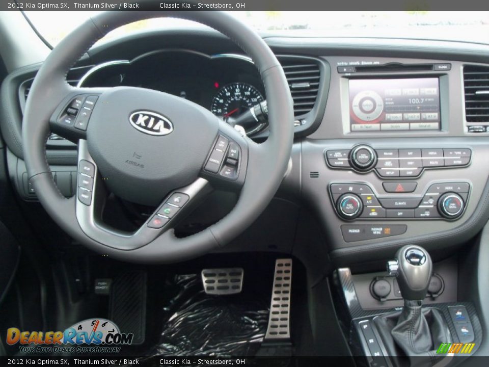 Dashboard of 2012 Kia Optima SX Photo #9