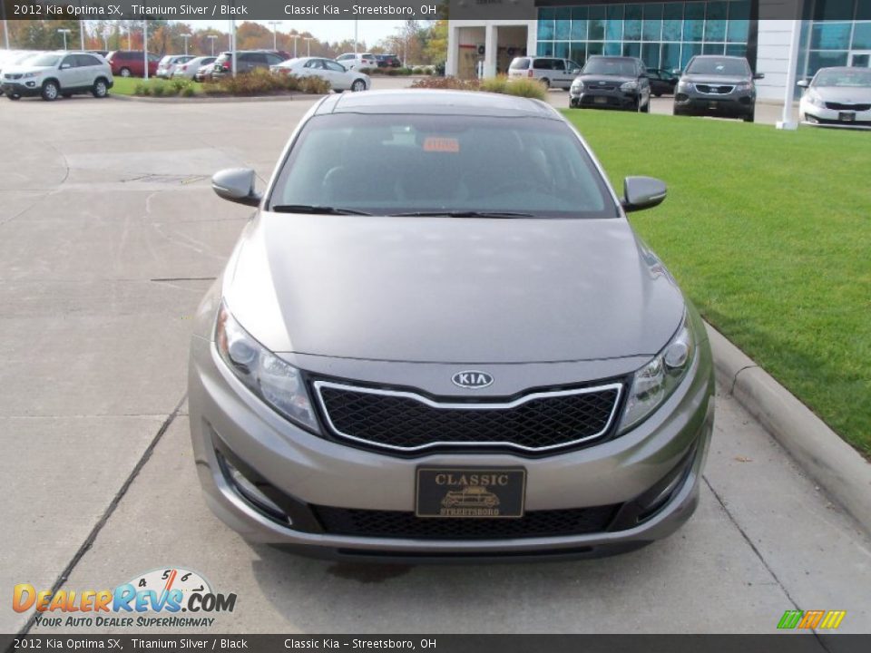 2012 Kia Optima SX Titanium Silver / Black Photo #2