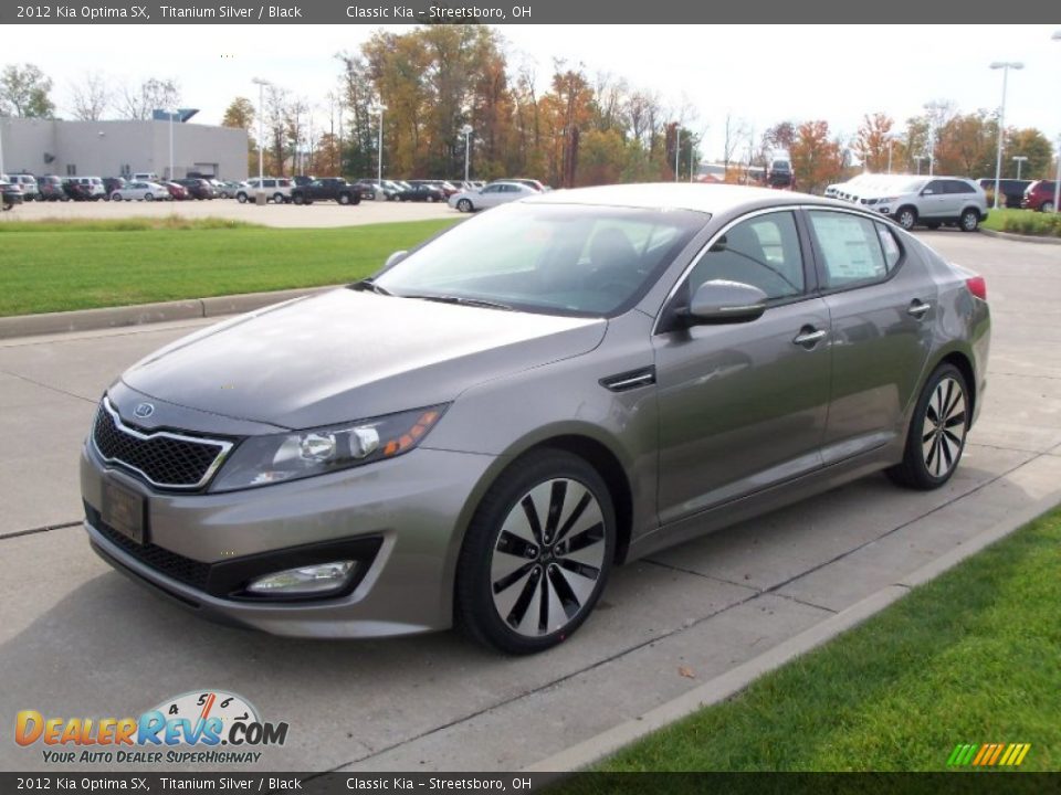 2012 Kia Optima SX Titanium Silver / Black Photo #3