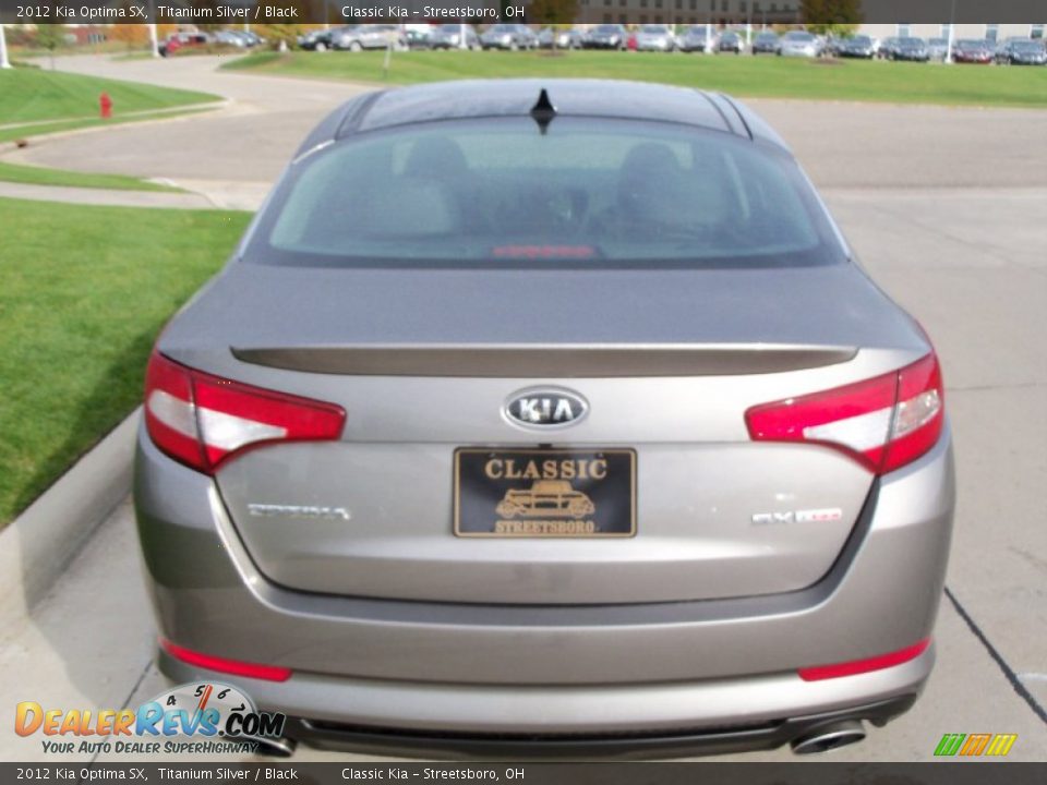 2012 Kia Optima SX Titanium Silver / Black Photo #6