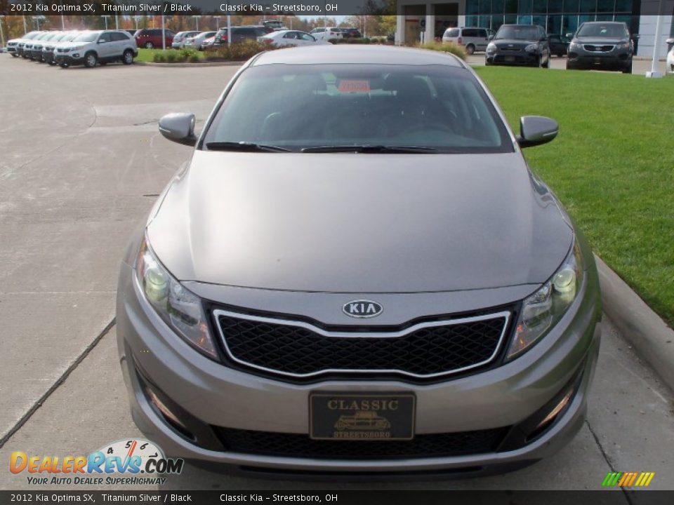 2012 Kia Optima SX Titanium Silver / Black Photo #2