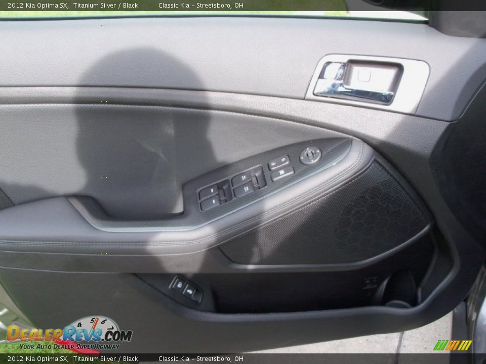 2012 Kia Optima SX Titanium Silver / Black Photo #8