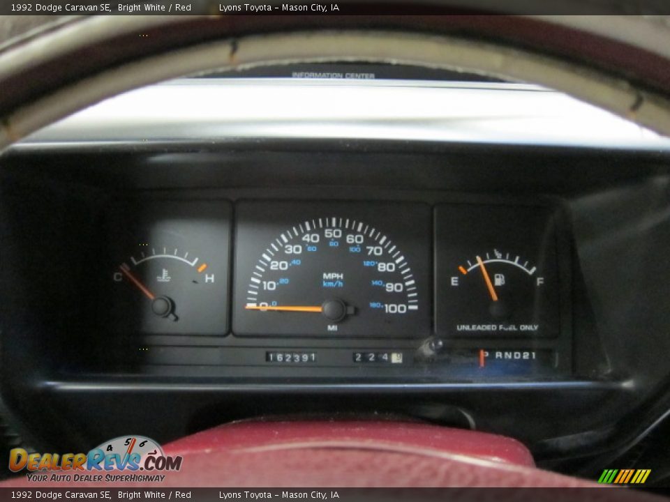 1992 Dodge Caravan SE Gauges Photo #18