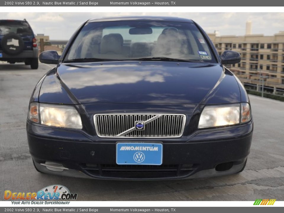 2002 Volvo S80 2.9 Nautic Blue Metallic / Sand Beige Photo #2