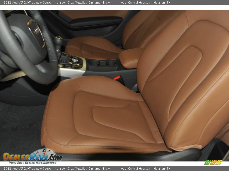 Cinnamon Brown Interior - 2012 Audi A5 2.0T quattro Coupe Photo #16