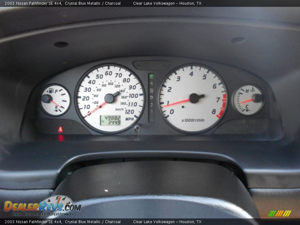 2003 Nissan Pathfinder SE 4x4 Crystal Blue Metallic / Charcoal Photo #24