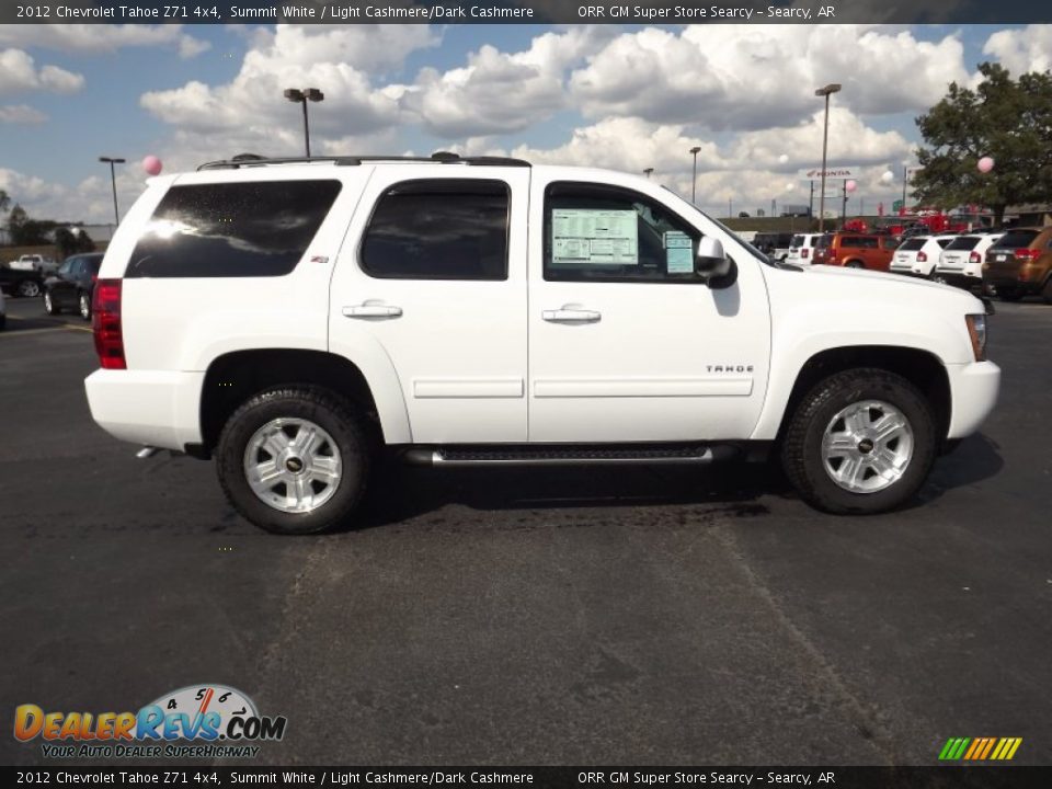 Summit White 2012 Chevrolet Tahoe Z71 4x4 Photo #4
