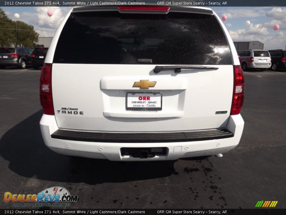 2012 Chevrolet Tahoe Z71 4x4 Summit White / Light Cashmere/Dark Cashmere Photo #6