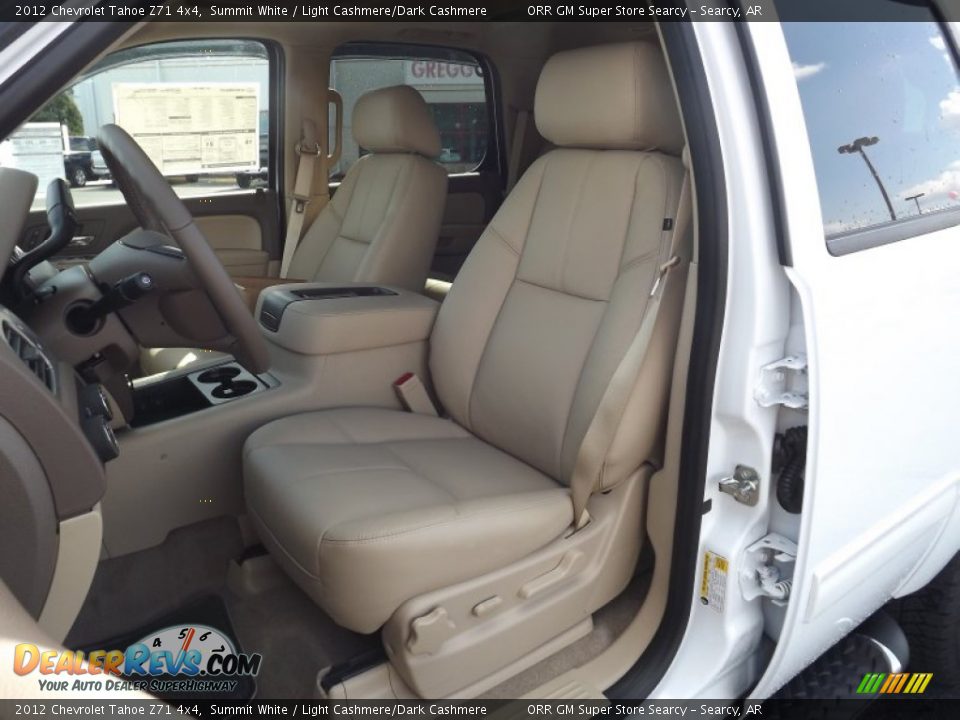 2012 Chevrolet Tahoe Z71 4x4 Summit White / Light Cashmere/Dark Cashmere Photo #13