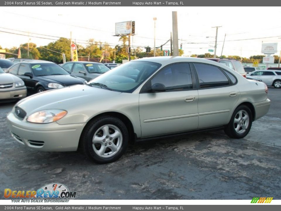 2004 Ford Taurus SE Sedan Gold Ash Metallic / Medium Parchment Photo #2