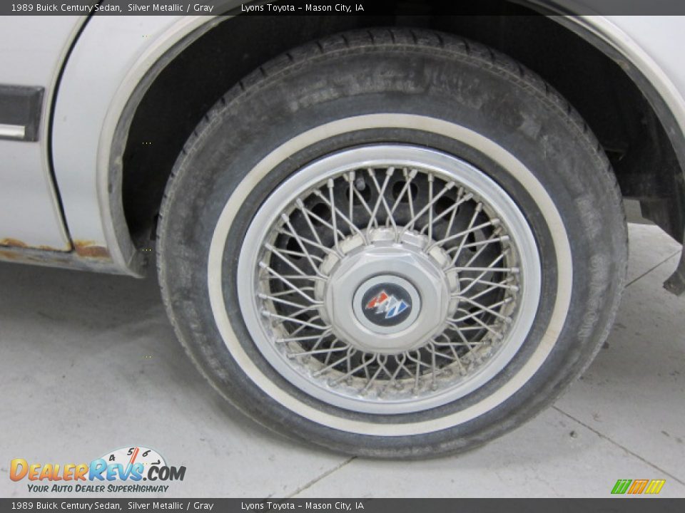 1989 Buick Century Sedan Silver Metallic / Gray Photo #3