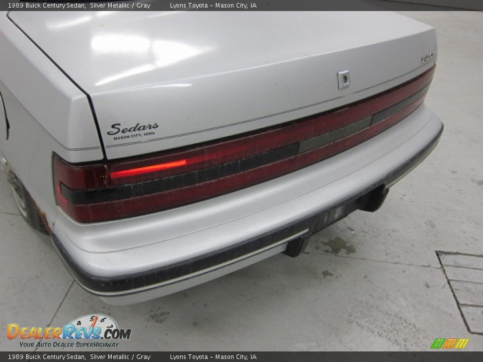 1989 Buick Century Sedan Silver Metallic / Gray Photo #5