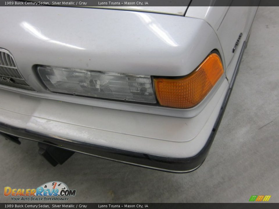 1989 Buick Century Sedan Silver Metallic / Gray Photo #11