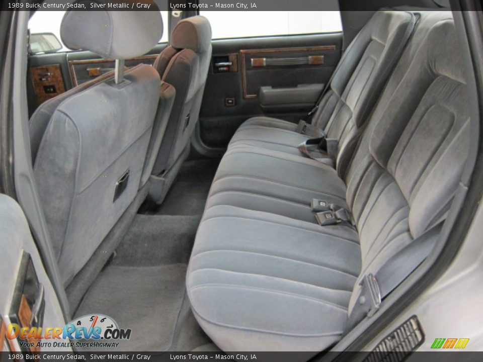 Gray Interior - 1989 Buick Century Sedan Photo #27