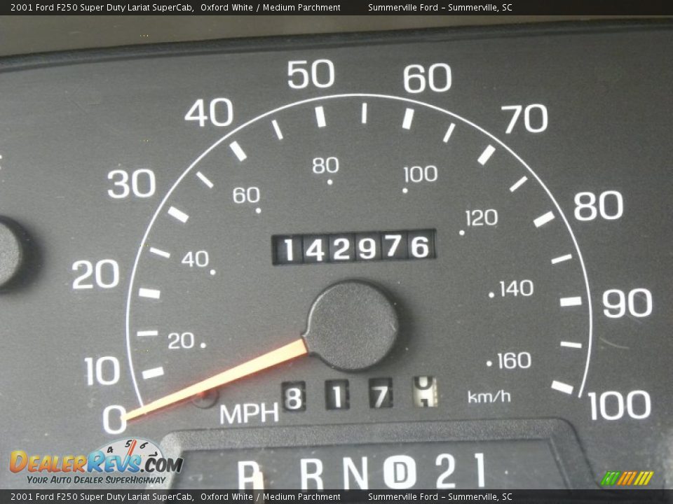 2001 Ford F250 Super Duty Lariat SuperCab Oxford White / Medium Parchment Photo #23
